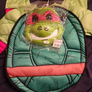 New Kids Teemage Mutant Ninja Turtles Raphael Costume Size Small